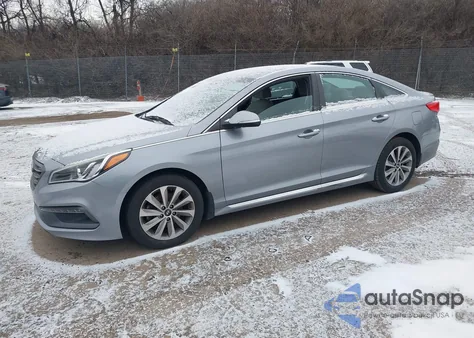 2016 Hyundai Sonata Sport z USA, uszkodzony, nr VIN 5NPE34AF4GH295463